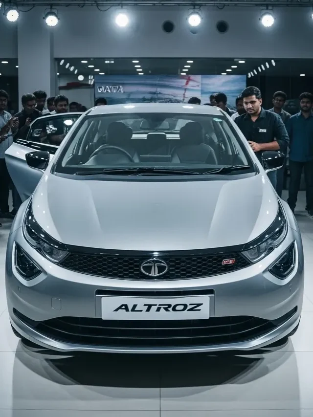 Tata Altroz imags in showroom